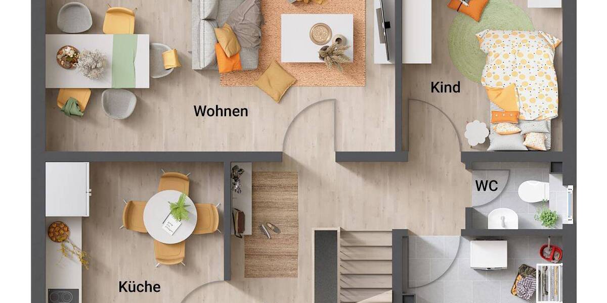 Einfamilienhaus Wendeburg - 5 Zimmer, 120 m&sup2;, 384.940&euro; | Angebot:25996199