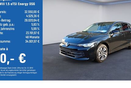 VW Golf 1.500 km 31.950 &euro; Braunschweig 38108