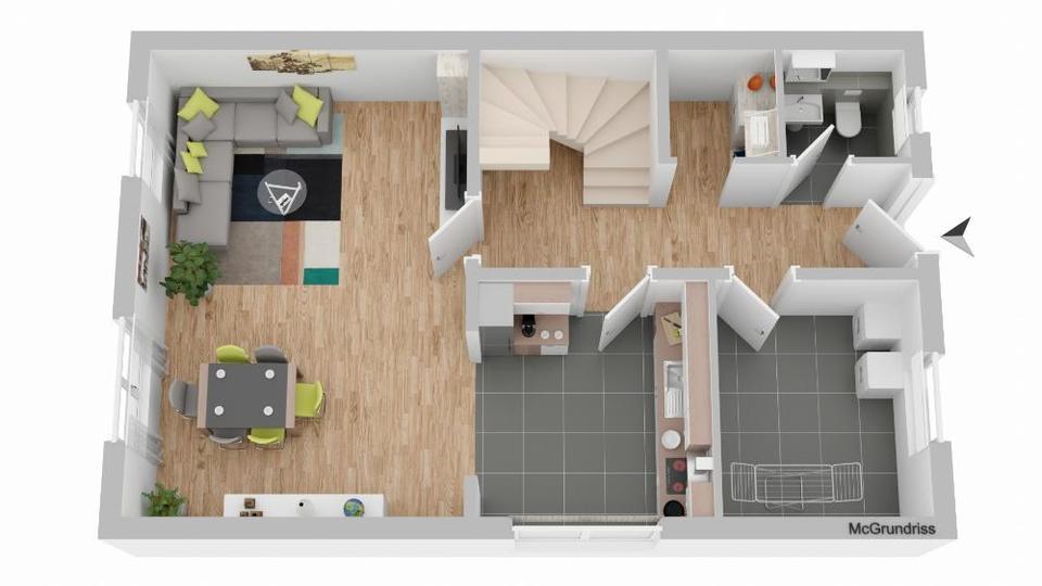 Doppelhaushälfte Wolfsburg Alt-Wolfsburg - 4 Zimmer, 130 m&sup2;, 1.700&euro; | Angebot:26618819