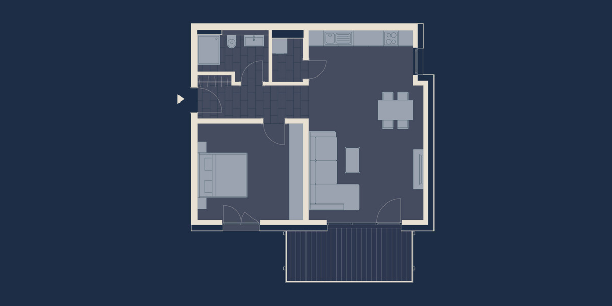 Etagenwohnung Wolfenbüttel Fümmelse - 2 Zimmer, 264.000&euro; | Angebot:24578187