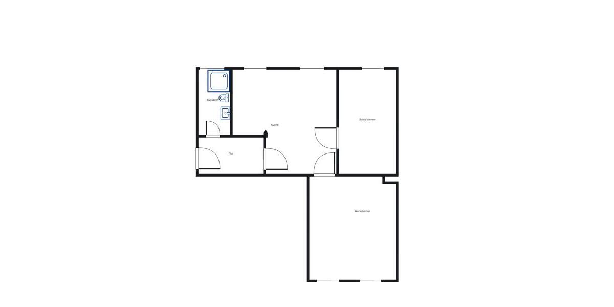 Etagenwohnung Braunschweig Lehndorf-Watenbüttel - 2 Zimmer, 43 m&sup2;, 356&euro; | Angebot:26645694