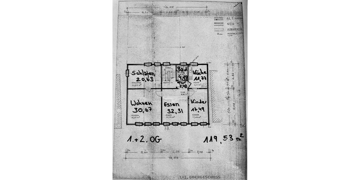 Etagenwohnung Salzgitter Ortschaft Südost - 4 Zimmer, 120 m&sup2;, 1.070&euro; | Angebot:25711251