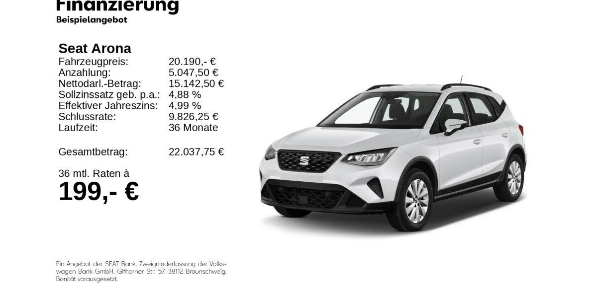 Seat Arona 14.510 km 19.890 &euro; Gifhorn 38518