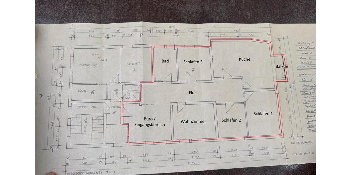 Etagenwohnung Wolfsburg Ehmen - 5 Zimmer, 130 m&sup2;, 1.300&euro; | Angebot:24302066