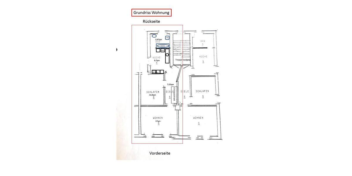 2-Zimmerwohnung, BS - östliches Ringgebiet 2 zimmer