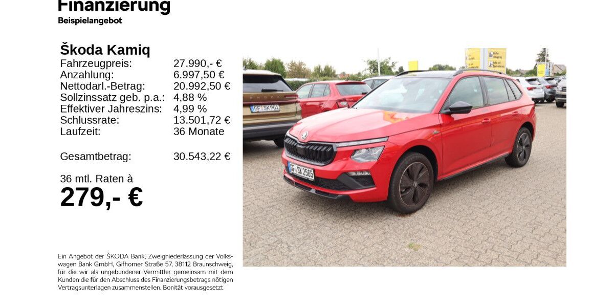 Skoda Kamiq 7.000 km 27.290 &euro; Gifhorn 38518