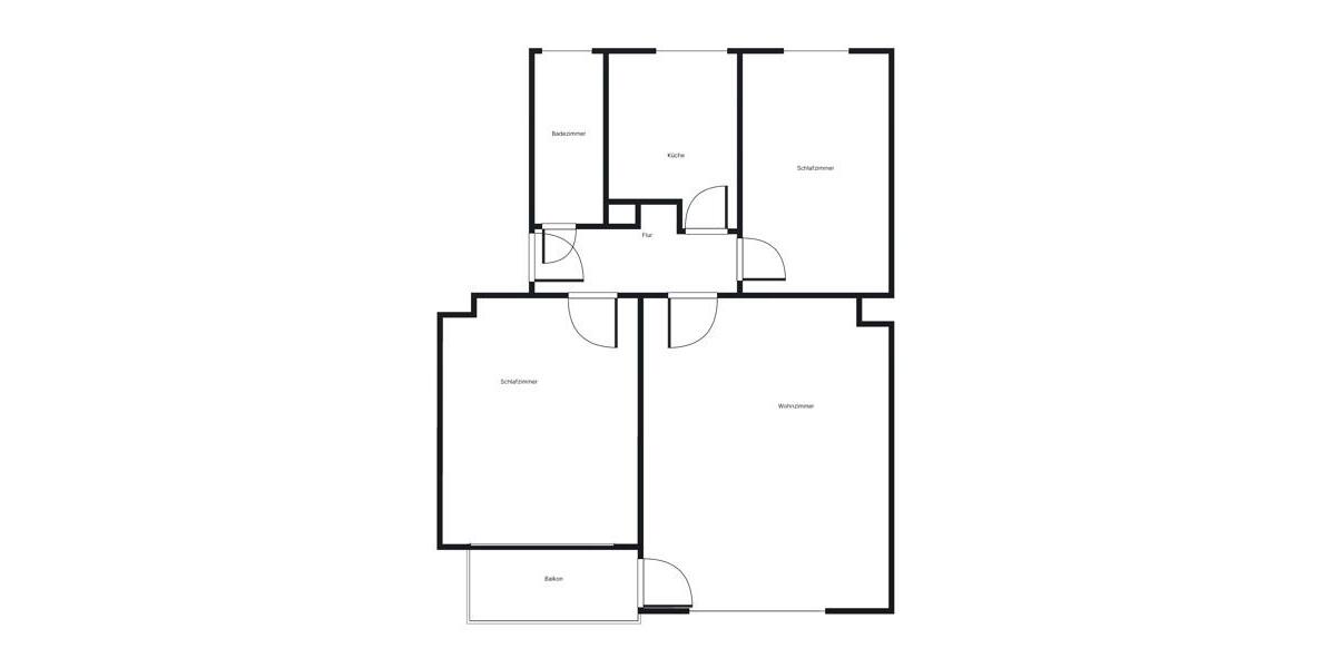 Etagenwohnung Braunschweig Nordstadt - 3 Zimmer, 60 m&sup2;, 599&euro; | Angebot:25319858