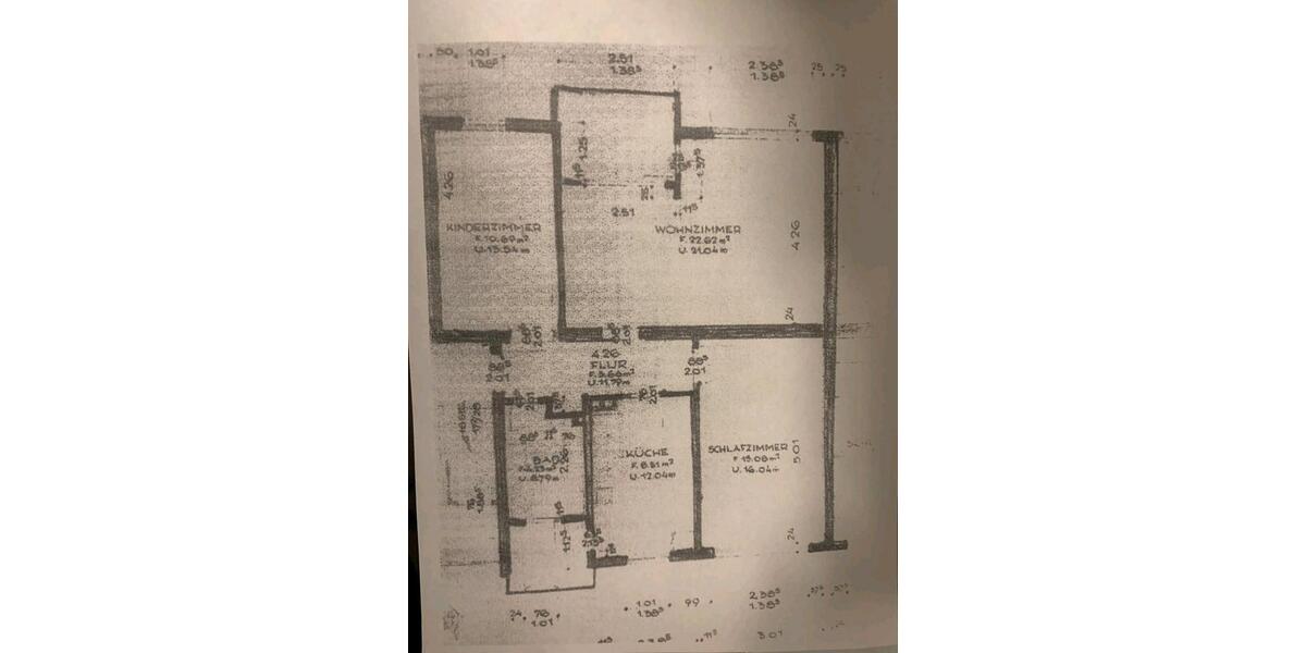 Etagenwohnung Wolfsburg Ehmen - 3 Zimmer, 70 m&sup2;, 850&euro; | Angebot:26662529