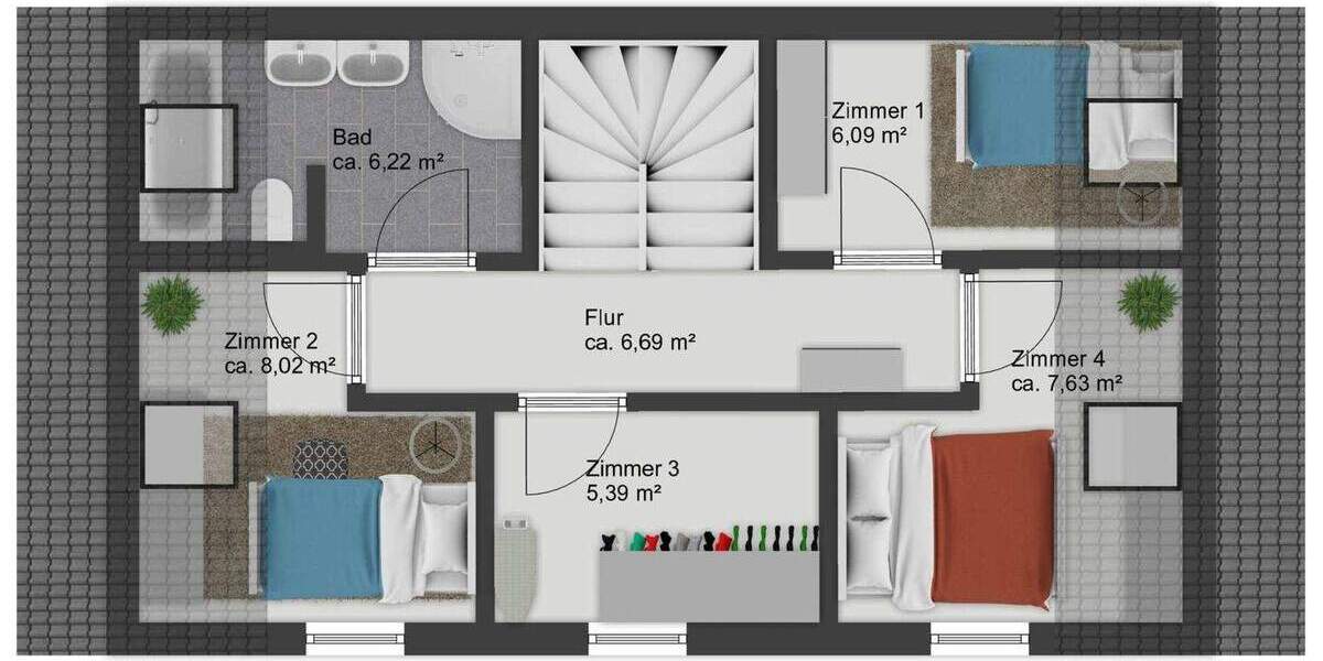 Doppelhaushälfte Braunschweig Gliesmarode - 7 Zimmer, 121 m&sup2;, 533.000&euro; | Angebot:24515587