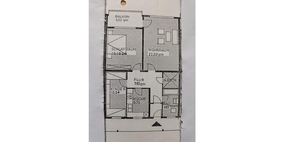 Etagenwohnung Braunschweig Lehndorf-Watenbüttel - 3 Zimmer, 71 m&sup2;, 190.000&euro; | Angebot:26630208