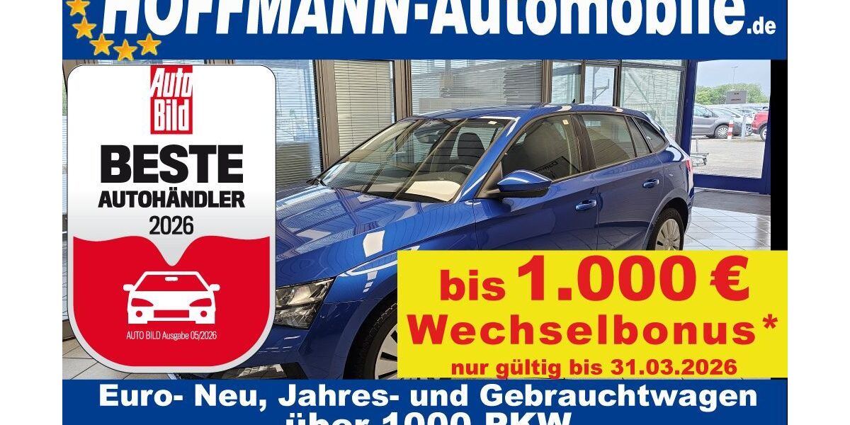 Skoda Scala 29.813 km 18.400 &euro; Wolfsburg-Heiligendorf 38444