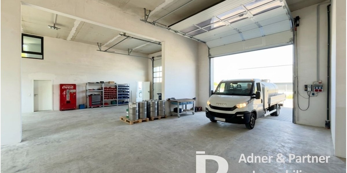 **NEUBAU 2022 IN WOLFENBÜTTEL: 475 M² FLEXIBLE GEWERBEFLÄCHE AUS HALLE & REPRÄSENTATIVEM BÜROBEREICH** - Gewerbeobjekt Wolfenbüttel Adersheim | Angebot:27200761