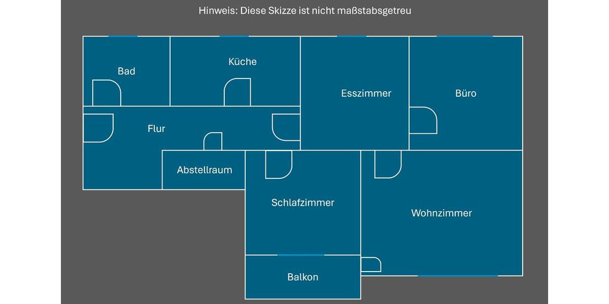 Dachgeschoßwohnung Braunschweig Lehndorf-Watenbüttel - 3.5 Zimmer, 80 m&sup2;, 269.000&euro; | Angebot:25842050