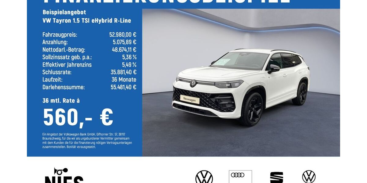 VW Tayron 9.000 km 52.980 &euro; Braunschweig 38122