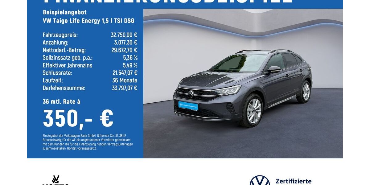 VW Taigo 3.017 km 32.750 &euro; Braunschweig 38124