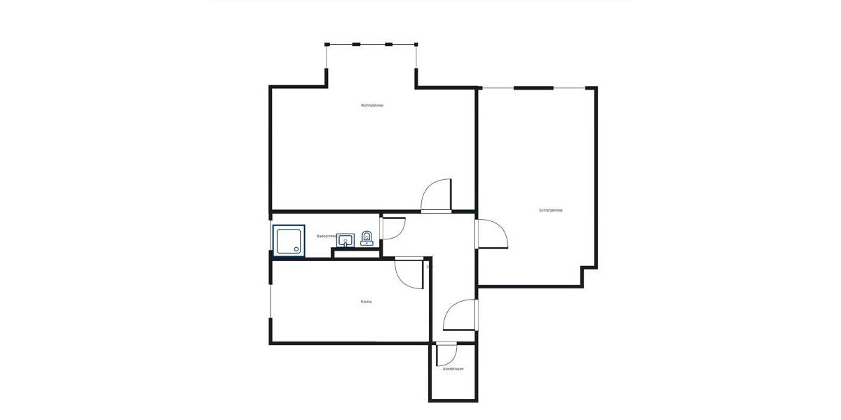 Diese schicke 2-Zimmer-Wohnung wartet auf neue Bewohner. 2 zimmer